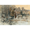 РЕПРОДУКЦИИ НА КАРТИНИ Ловци с мъртва лисица (1909)